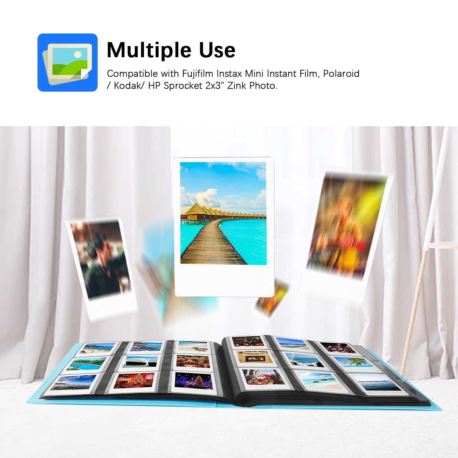 Amazon.com: 432 Pockets Photo Album for Fujifilm Instax Mini
